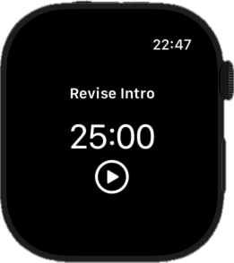 TicketyPom watchOS App Screenshot